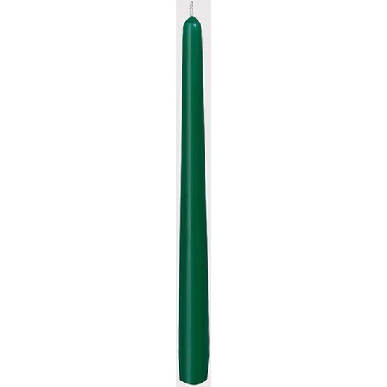 Duni antik gyertya Dark green 250x22mm 2x50db/gyűjtő