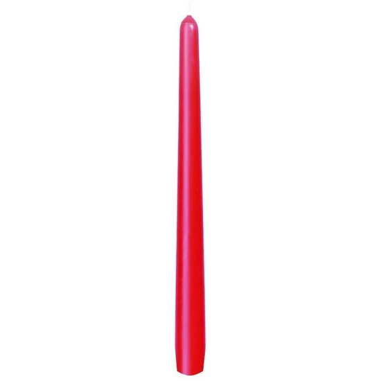 Duni antik gyertya piros 250x22mm 2x50db/gyűjtő