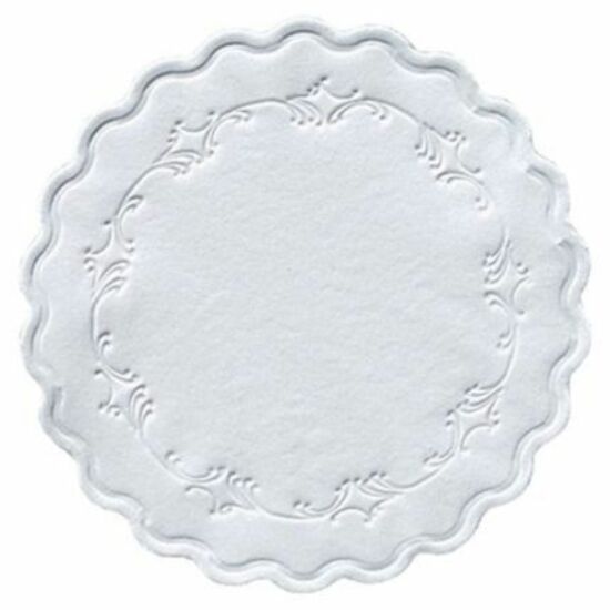 Duni poháralátét Romance fehér 8 rétegű D9 8x250db/gyűjtő