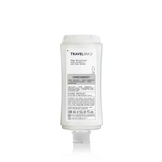 GFL Travel Care testápoló újrahasznosított flakonban 330ml 24db/gyűjtő