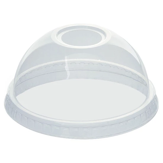Duni Ecoecho pohár tető kúpos lyukas átlátszó 188004-006 pohárhoz 20x50db/gyűjtő