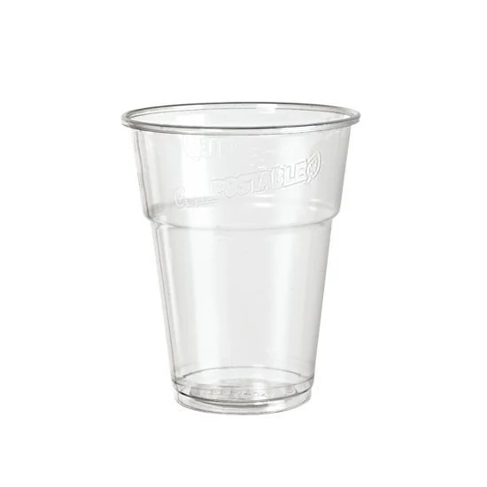 Duni PLA pohár átlátszó 400ml 14x50db/gyűjtő