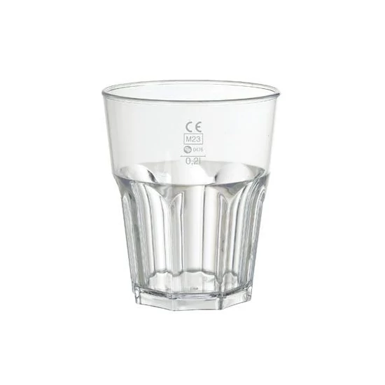Duni ReDine pohár Anyday San átlátszó 240ml 15x8db/gyűjtő