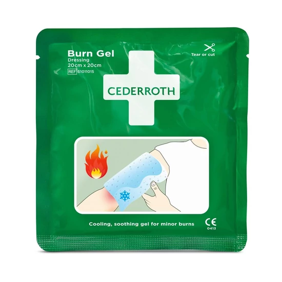 Cederroth gélkötszer égési sérülésekre 51011013 állomáshoz 20x20cm 6db/gyűjtő
