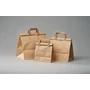 Kép 2/2 - Duni BioPak Take-Away összecsukható papírtáska barna 320x210x340mm 1x250db/gyűjtő