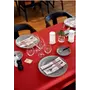Kép 3/3 - Dunisoft asztalkendő Fehér-piros 48x48cm 1/8 6x60db/gyűjtő