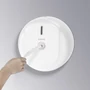 Kép 1/2 - AT belsőmagos toalett papír adagoló 20cm fehér