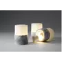 Kép 3/3 - Duni Good Concept Led Bright Marble gyertyatartó 105x75mm 4db/gyűjtő